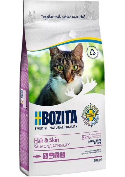Hair Skin Tahılsız Somonlu Kedi Maması 10 kg