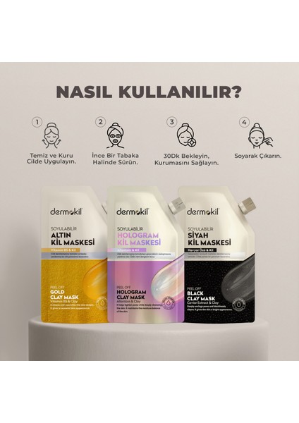 Hologram Soyulabilir Doypack Maske 30 ml modelleri