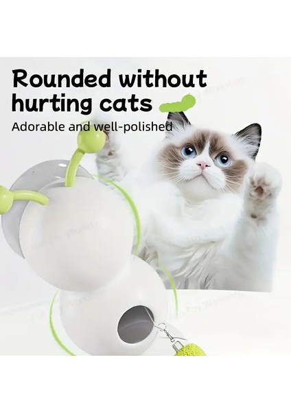 Hareketli Tırtıl Kedi Oyuncağı