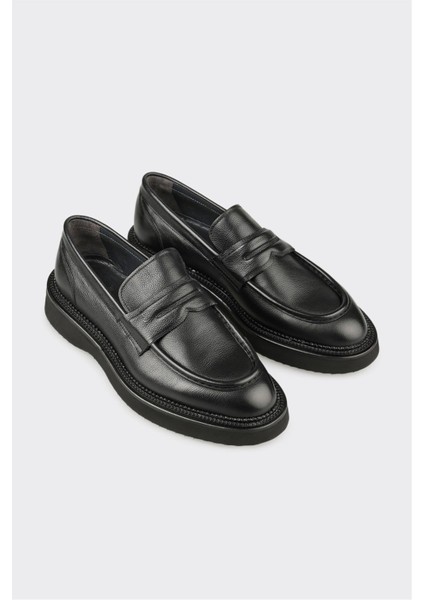 Siyah Deri Erkek Günlük Ayakkabı fiyatları