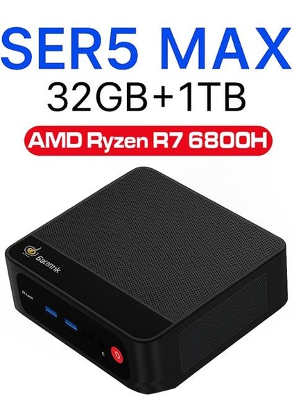 Ser5 Max Amd Ryzen 7 6800H 32GB Ram 1 Tb Windows 11 Pro Mini Pc