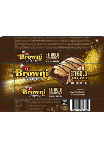 Browni Intense Gold 48 gr * 16 Adet fiyatları