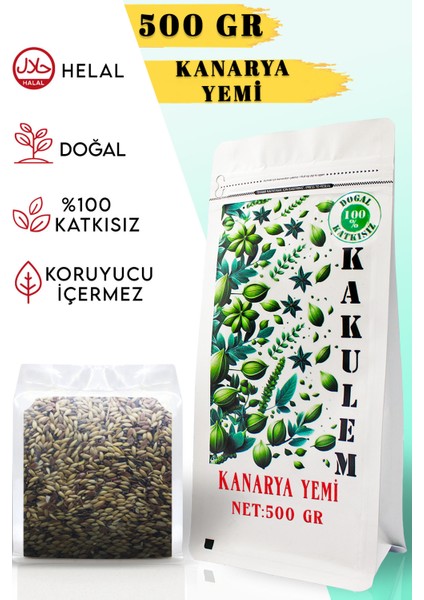 Sertifikalı Premium Karışık Kanarya Yemi 500 gr