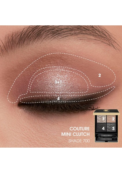 Couture Mini Clutch - Yüksek Pigmentli Far Paleti 700 Over Noir (4 G) modelleri
