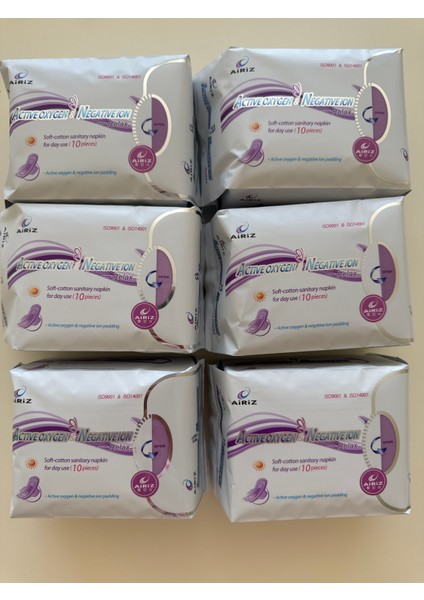 Hijyenik Ped Günlük 10 lu - 6lı paket