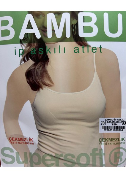 Star Bambu Ip Askılı %95 Bambu %5 Elastan Likra Kadın Atlet fiyatları