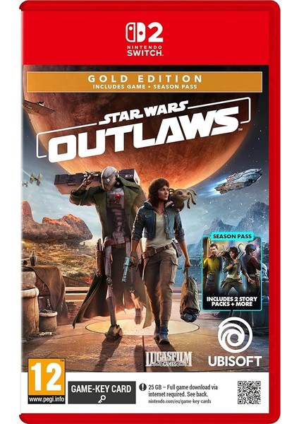 Nintendo Switch 2 Star Wars Outlaws ( Gold Edition ) Sıfır Jelatinli Kutuda