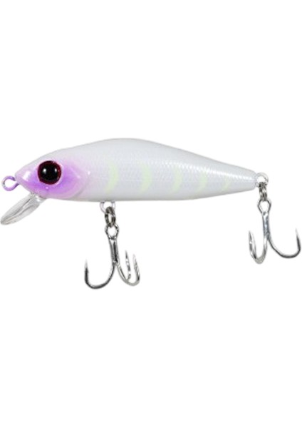 Super Minnow 5,5cm 5gr Maket Yem Renk : Purple Head Glow