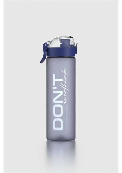 Saga Loop Yazı Desenli 630 ml Mat Tritan Matara 912137 Mavi