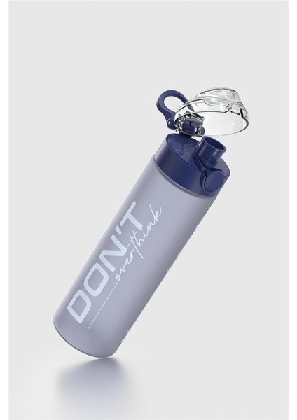 Saga Loop Yazı Desenli 630 ml Mat Tritan Matara 912137 Mavi modelleri