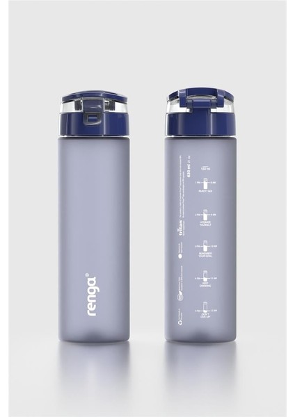 Atlas 630 ml Mat Tritan Matara 912113 Mavi fiyatları