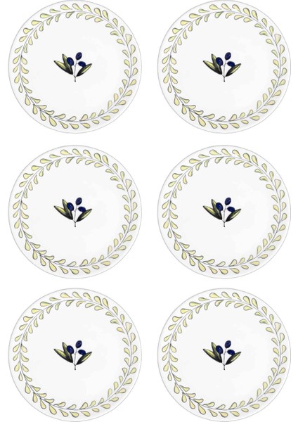 Olivos Servis Tabağı 6lı Set 26 cm OVS0004