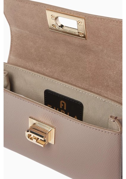 1927 Mini Deri Crossbody Bag, Şık Zincir Askılı ve Top Handle Çanta indirimleri
