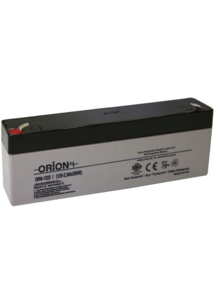 ORN-1223 ,12V/2.3AH Kuru Akü