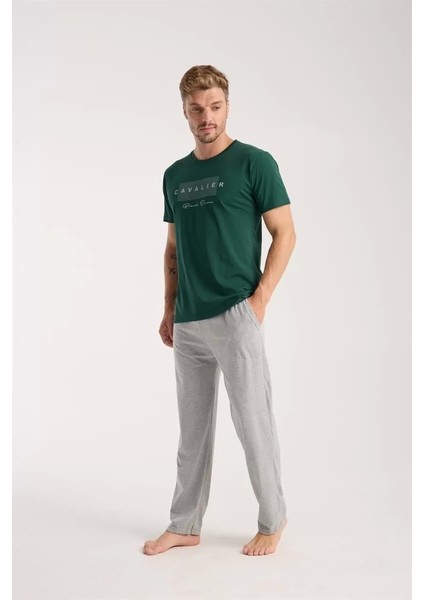 Erkek Yeşil Kısa Kol Pijama Takımı fiyatları