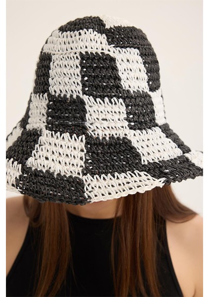 Paper Iri Örgülü Renk Şapka modelleri