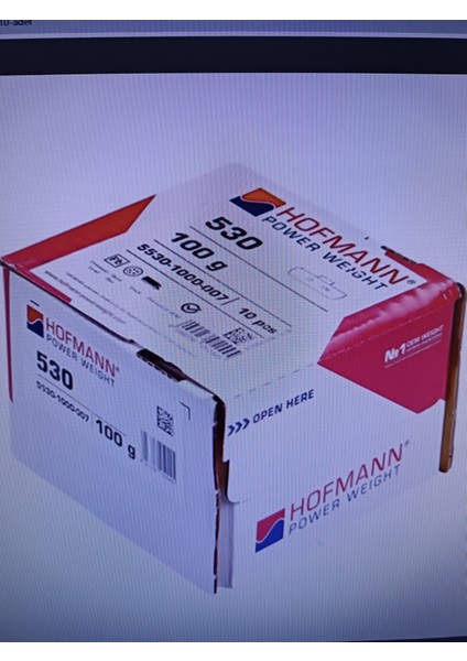 100 gr Kamyon Balans Kurşunu Hofmann (10 Adet)