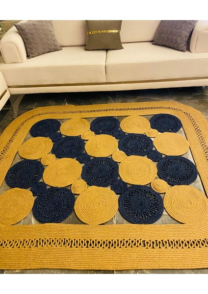 Jüt Kilim, Paspas, Mutfak Halısı, Banyo Paspası, Kilim, Halı, Oturma Odası Halısı, Balkon Paspası