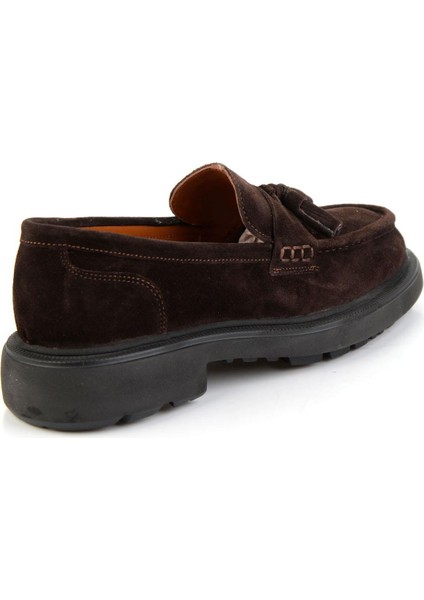 Kahve Hakiki Deri Erkek Loafer Ayakkabı E01597000502 modelleri