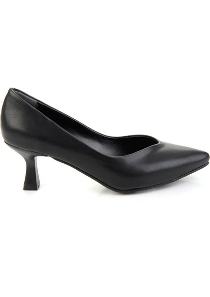 Siyah Kadın Klasik Topuklu Ayakkabı K01471060909