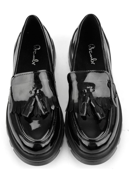 Siyah Kadın Loafer Ayakkabı K01823060898 fırsatları