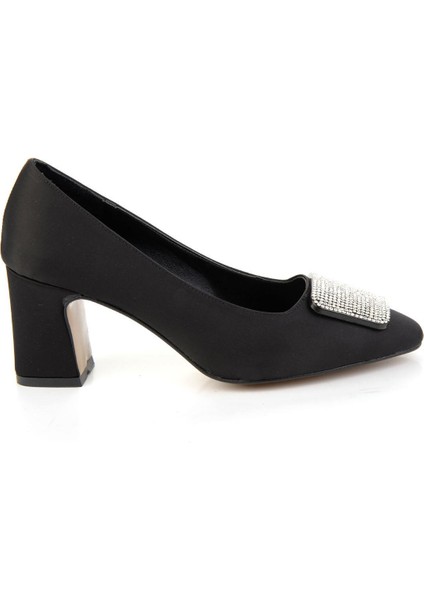 Mat Siyah Kadın Abiye Ayakkabı K01213034938