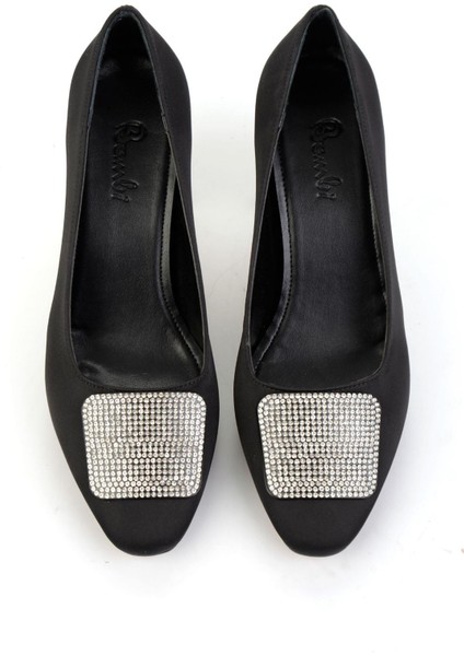 Mat Siyah Kadın Abiye Ayakkabı K01213034938 fırsatları