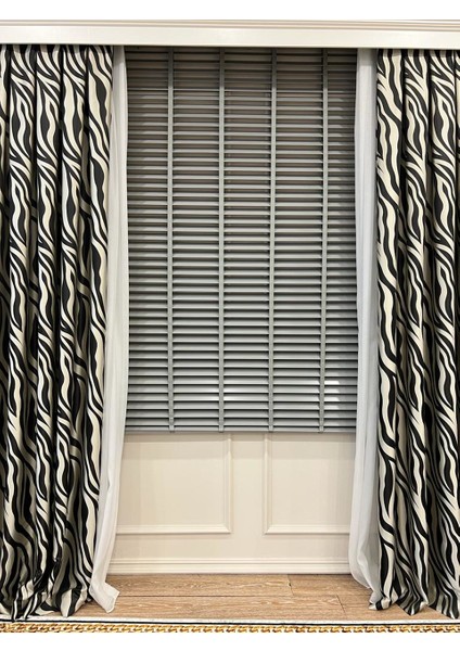 Gri Renk %100 Orijinal Ahşap Jaluzi Perde 50 mm Ofis Modern ve Tüm Mekanlar Için