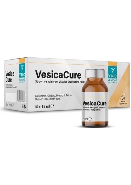 Vesicacure Struvit ve Kalsiyum Oksalat Ürolitlerine Karşı Etkili 2X15ML (2 Şişe)