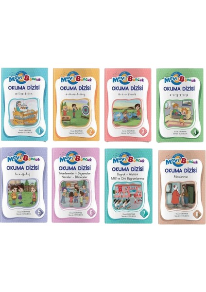 Evrensel Mavi Boncuk / Okuma Dizisi 1.sınıf 8 Kitap Takım Anetil