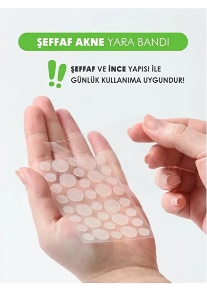 Sivilce Bandı / Hidrokolloid Bant / Akne Karşıtı 20 Li Bant