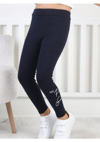 6-9 Kız Çocuk Yazılı Tayt