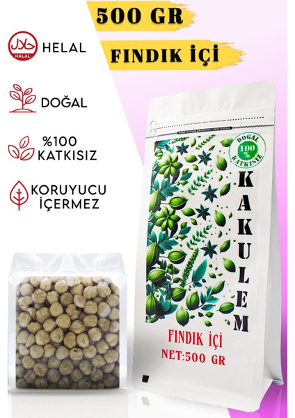 Sertifikalı Çifte Kavrulmuş Fındık 500 gr