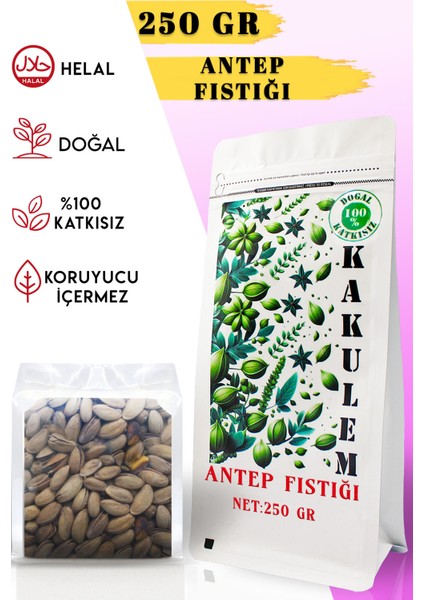 Sertifikalı Ana Çıtlak Kavrulmuş Antep Fıstığı 250 gr