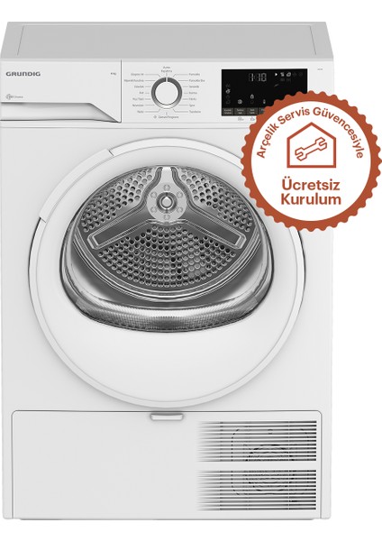 GDH 86 A+ 8 KG Çamaşır Kurutma Makinesi