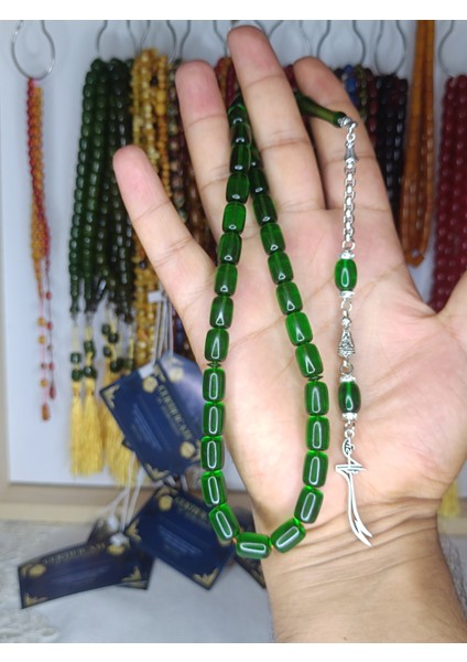 Bilal Albayrak Serisi Ateş ve Sıkma Kehribar Tesbih