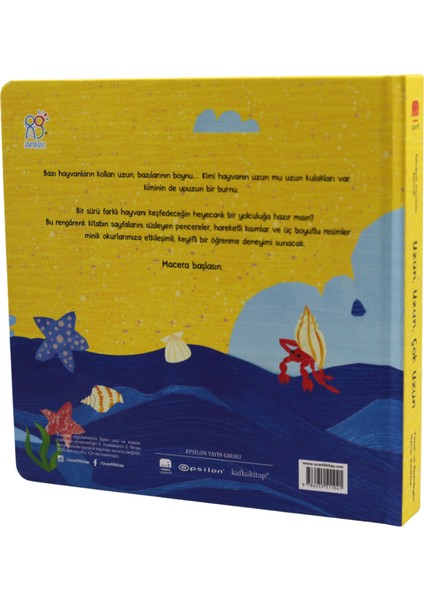 Aç Bak Şaşır! - Bebeğimle Hayvanlar Âleminde Uzun, Uzun, Çok Uzun (Büyük Boy 3 Boyutlu Kitap) modelleri