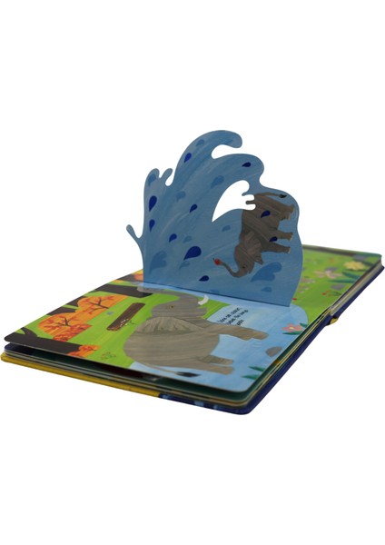 Aç Bak Şaşır! - Bebeğimle Hayvanlar Âleminde Uzun, Uzun, Çok Uzun (Büyük Boy 3 Boyutlu Kitap)