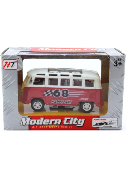 Çek Bırak Kırmızı Minibüs M8668-24