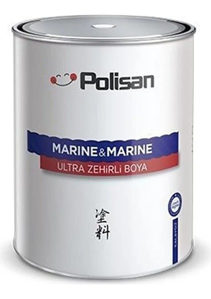 Zehirli Boya Siyah Renk 1 kg Ahşap ve Sac Tekneleri Için