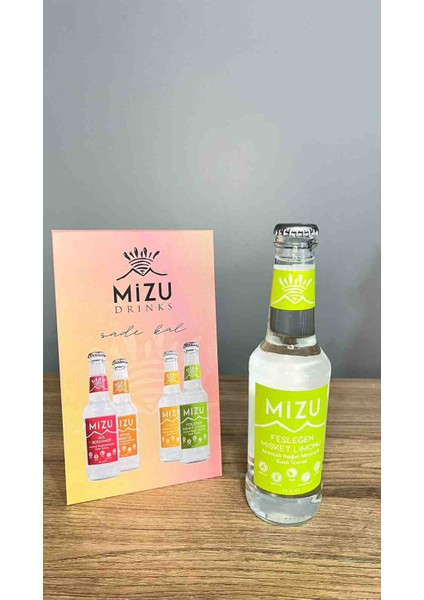 12’li Fesleğen & Misket Limonu Aromalı Gazlı Içecek – 250 ml Cam Şişe