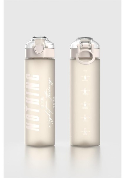 Saga Loop Yazı Desenli 630 ml Mat Tritan Matara 912137 Bej fiyatları