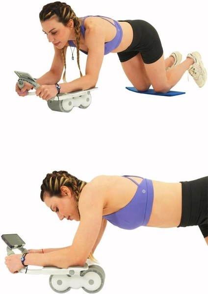 Dijital Ekranlı, Dirsek Destekli, Zamanlayıcılı Ab Roller Karın ve Bel Egzersiz Aleti fırsatları