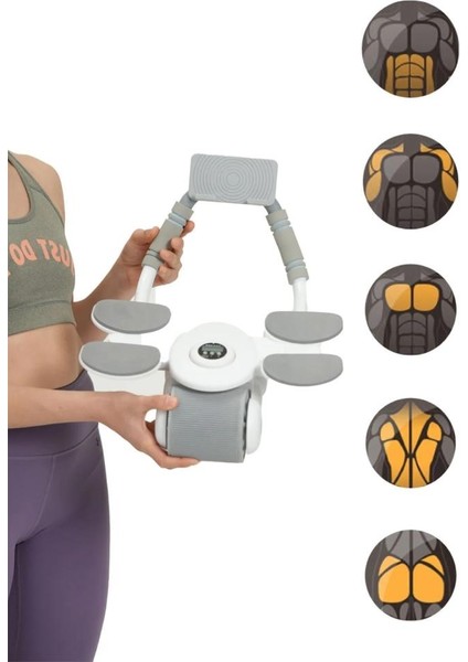 Dijital Ekranlı, Dirsek Destekli, Zamanlayıcılı Ab Roller Karın ve Bel Egzersiz Aleti indirimleri