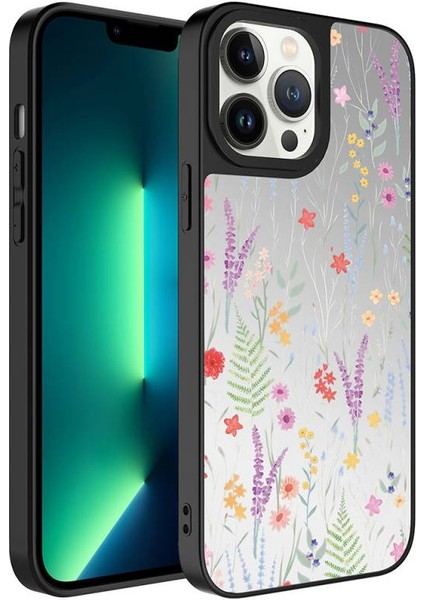 Apple iPhone 14 Pro Uyumlu Mirror Kapak Kapak Dallar
