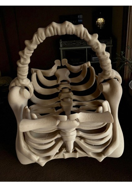 Kadın Kemik Görünümlü Iskelet El Çantası – Bone Bag (Beyaz & Kemik Beyazı) indirimleri