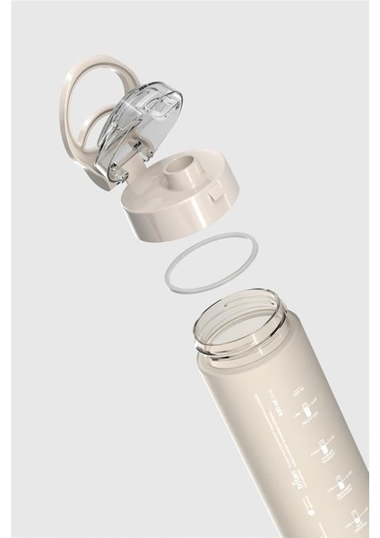 Atlas 630 ml Mat Tritan Matara 912113 Bej fırsatları