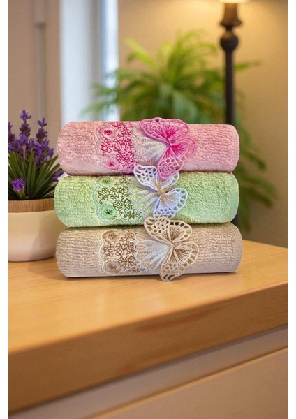 30X50 cm 3lü Mutfak Havlusu | El Havlusu | Yüz Havlusu Seti