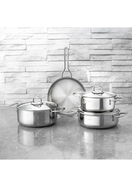 Web New Lyon 7 Parça Çelik Tencere Seti