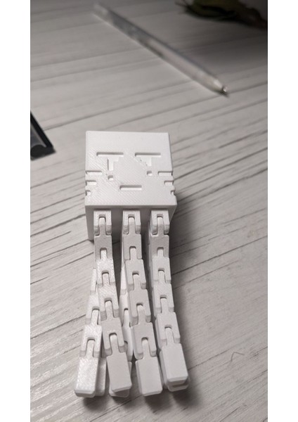 Mınecraft Ghast Karakteri Hareketli Eklemli 3D fırsatları